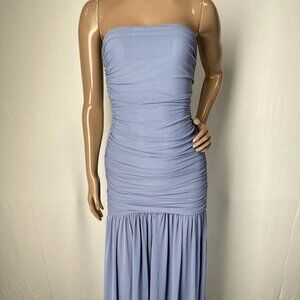 Bardot “Solana” Gathered Mesh Strapless Maxi Dress – Size 2 (NWT)